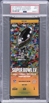 Super Bowl LV Ticket - None Given Out To The Public (PSA GEM MINT 10)